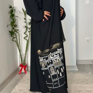 عباية رسمة منازل صنعاء القديمة